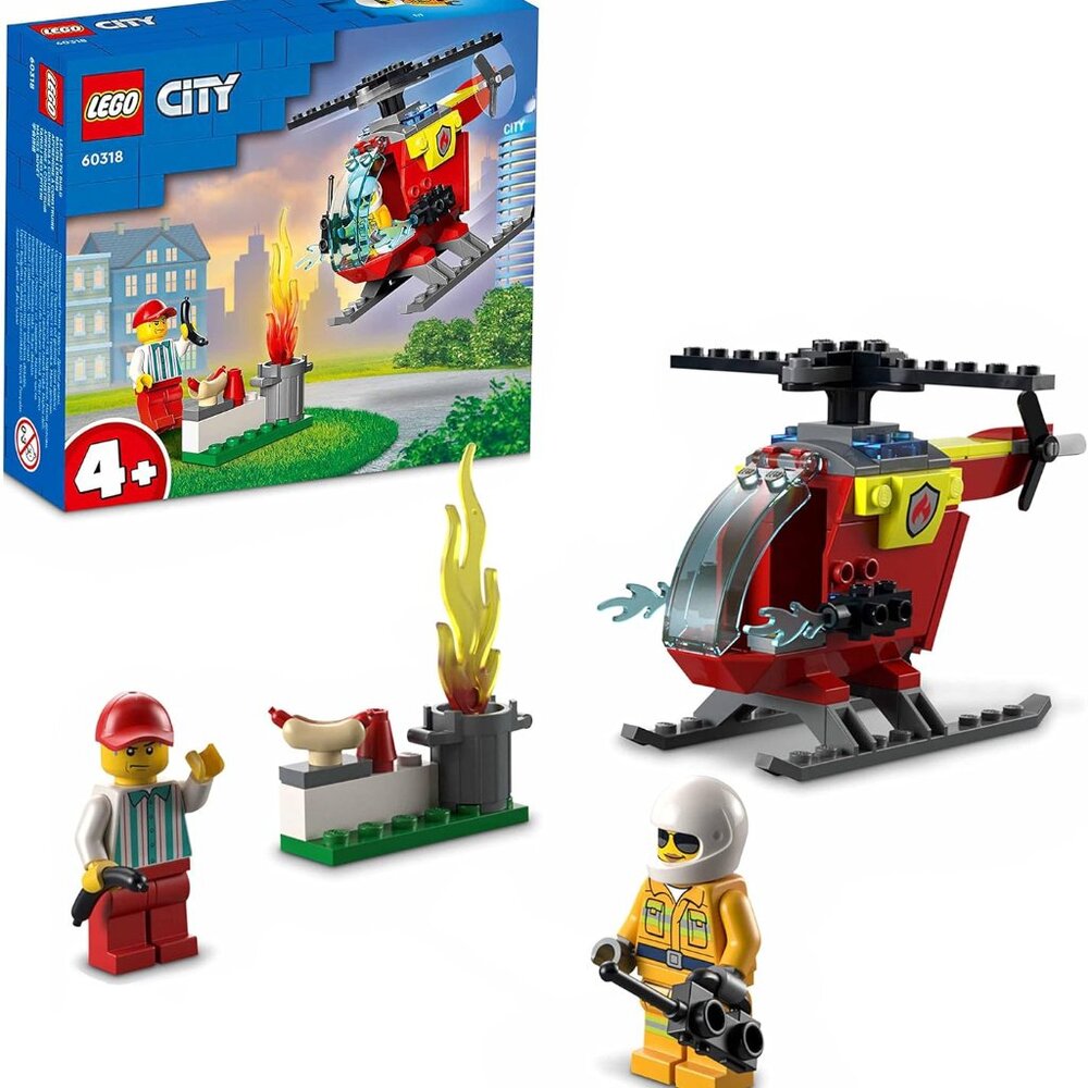 Lego  City Fire Helicopter  60318  Brand New